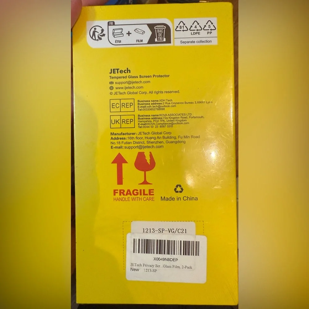 Tempered Glass Screen Protector for iPhone 14 Plus
